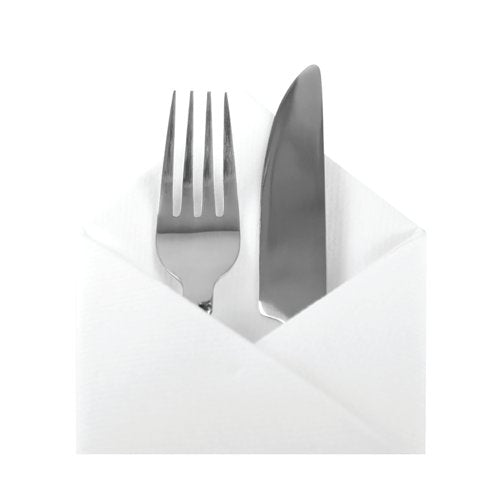 Tablin Napkins 40cm 8 Fold White (Pack of 500) 4048WH