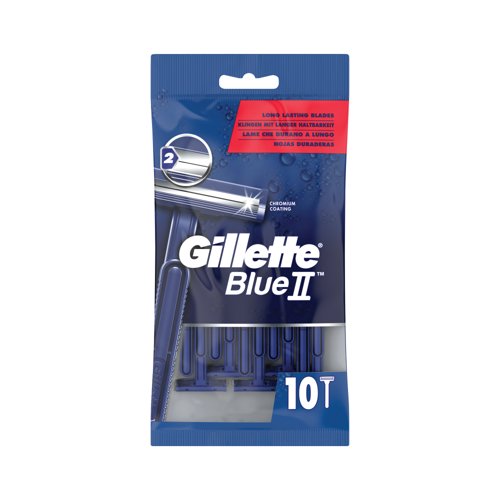 Gillette Blue 2 Disposable Razor 10s (Pack of 4 x 10) C000183