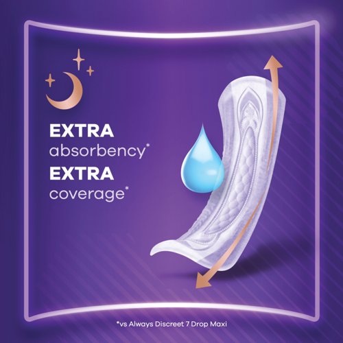 Always Discreet Pads Maxi Night Pack of 6 C005835