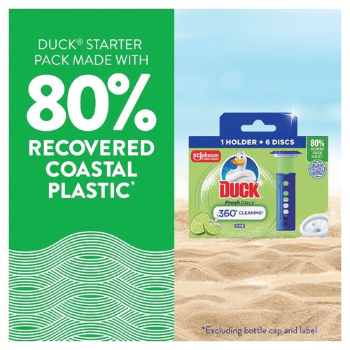 Duck Fresh Toilet Disc Starter Pack Lime Pack of 5 C011173