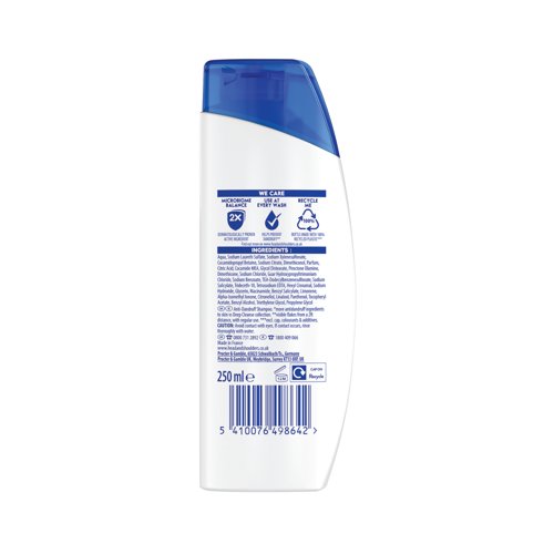 Head And Shoulders Shampoo Smooth and Silky 250ml (Pack of 6) 86902