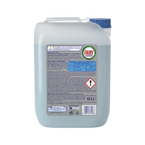 Fairy Professional D4 Commercial Auto Dish Wash Rinse Aid Regular 10L PGP207