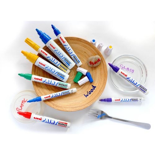 Uni-Ball UniPAINT PX21 Paint Marker Fine Yellow (12 Pack) 124511000