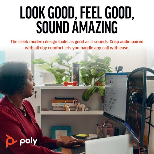 Poly Blackwire 3310 Monaural MS USB-C/A Headset 8X216AA