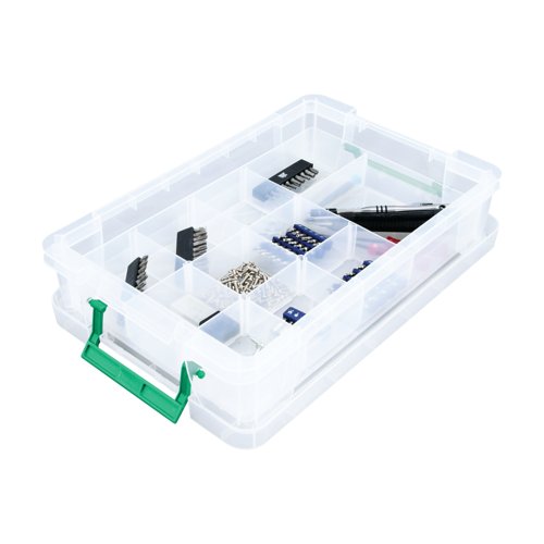 Storestack 24 Litre Storage Box W480Xd380Xh190mm Clear RB11087