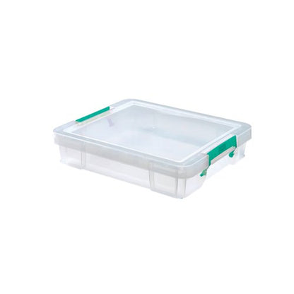 Storestack 9 Litre Storage Box W430Xd360Xh90Mm Clear RB75897