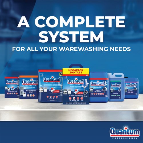 Quantum Professional All In One Dishwasher Tablets (Pack of 200) 3312393