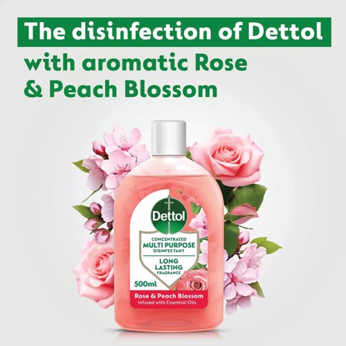 Dettol Concentrated Disinfectant Rose + Peach Blossom 3319740