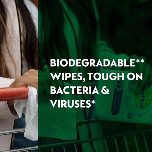 Dettol Antibacterial Cleansing Surface Wipes x126 Pack of 6 GB-YAF