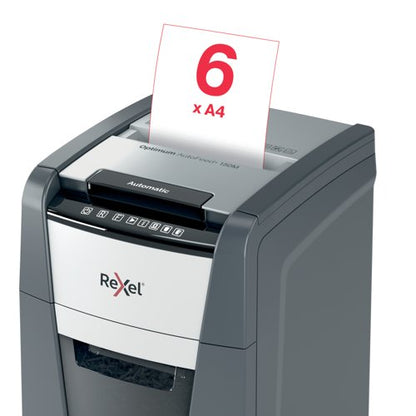 Rexel Optimum Autofeed+ 150M Micro-Cut P-5 Shredder 2020150M