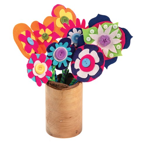 Brightly Coloured Craft Buttons Large 450g Bag AR00494