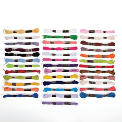 Standard Embroidery Cotton Assorted (Pack of 36) PC10120
