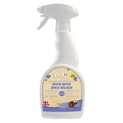 Flow Bye Bye Bed Bug Treatment Killer Insect Replellant  | 750ml Trigger Spray