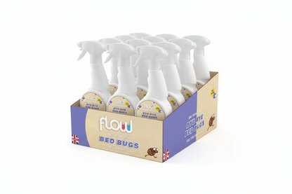 Flow Bye Bye Bed Bug Treatment Killer Insect Replellant  | 750ml Trigger Spray