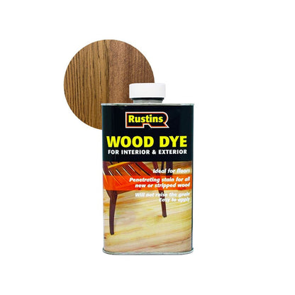 Rustins Wood Dye Walnut 250ml
