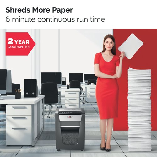 Rexel Momentum X312-Sl Slimline Cross-Cut P-3 Shredder 2104574