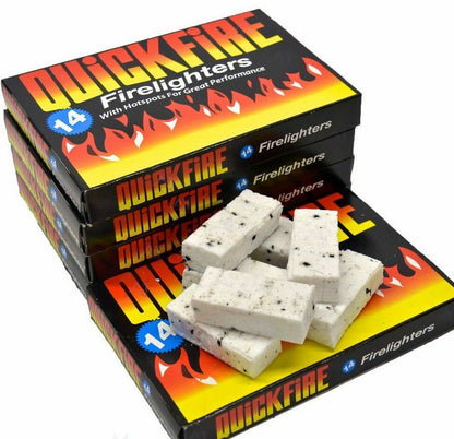 Fire Lighters Quickfire Firelighters 24 x 14 Pack