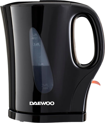 Daewoo 1.7 litre Black Kettle | Cordless | Auto On Off
