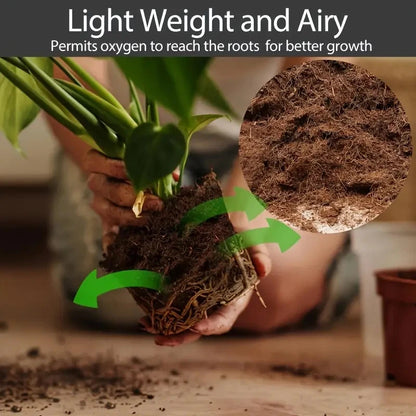 Coir Potting Mix Bricks  | 100% natural and biodegradable | 10 x650g