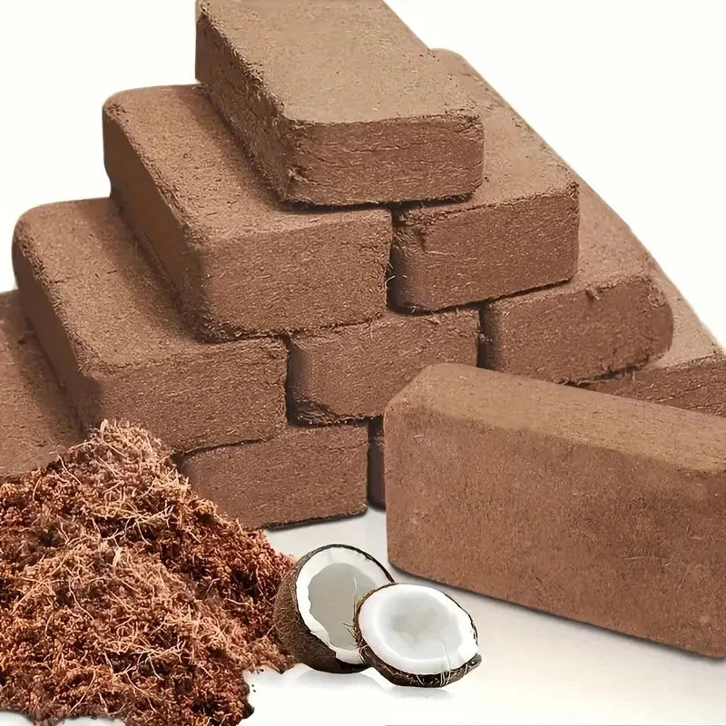 Coir Potting Mix Bricks  | 100% natural and biodegradable | 10 x650g