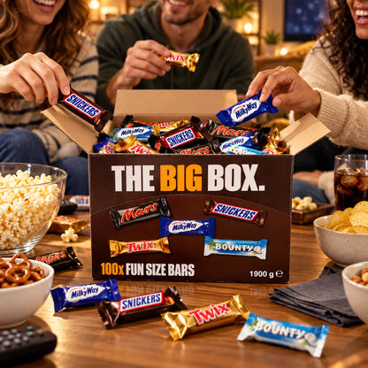 Mars The Big Box Fun Size Chocolate Bars | 1 x 100 Bars | 1.9kg Multipack