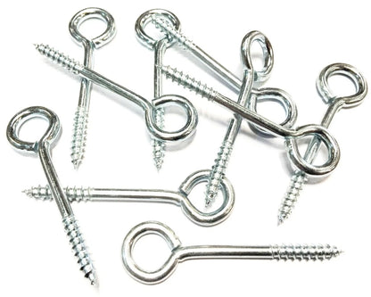 Stainless Steel Vine Eyes | Wood Screw Eye | 75mm | 1 x 20 Pack