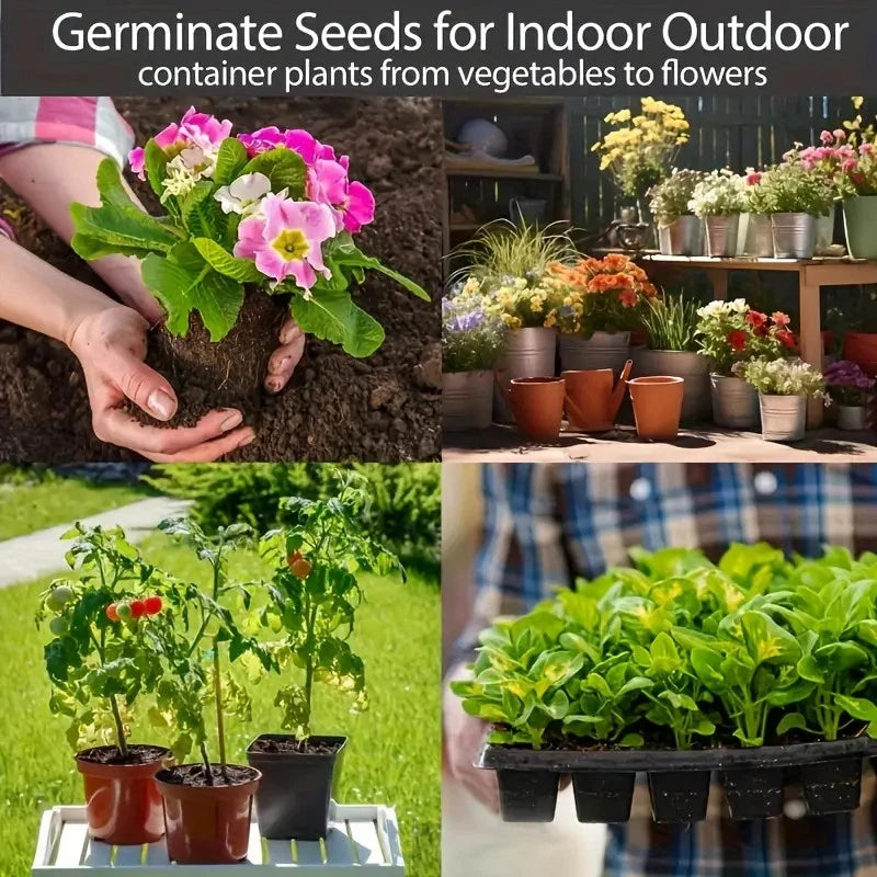 Coir Potting Mix Bricks  | 100% natural and biodegradable | 10 x650g