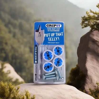 Gripit GRIP IT TV Plasterboard Fixings Wall Bracket Holds 113kg