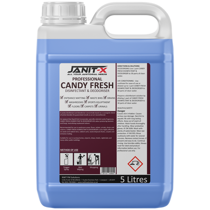 Janit-X Professional Candy Fresh Disinfectant &amp; Deodoriser 5L Concentrate upto 30:1