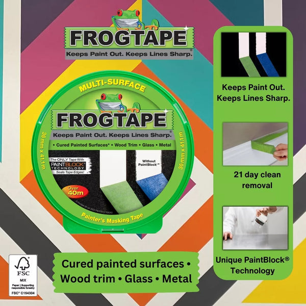 Frogtape Multi Surface Painter's Masking Tape 48mmx41.1m