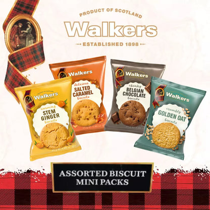 Walkers Mini Assorted Biscuits 4 Variety 100's