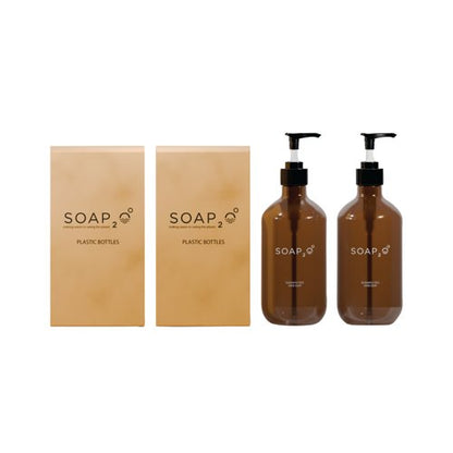 Soap2o Hair+Body Gel Empty Plastic Bottle 500ml S2OHB500G