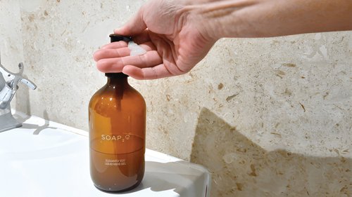 Soap2o Hair+Body Gel Empty Plastic Bottle 500ml S2OHB500G