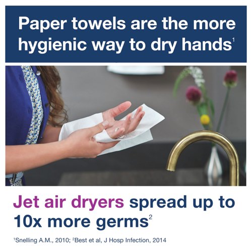 Tork Xpress Universal Z-Fold Multifold Hand Towel 2-Ply White (Pack of 4266) 150298