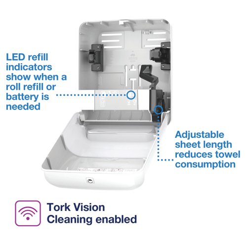 Tork Matic Hand Towel Roll Dispenser with Intuition Sensor White 551100