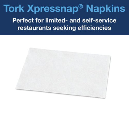 Tork Xpressnap 2-Ply Napkins 2 Fold White (Pack of 1000) 15850