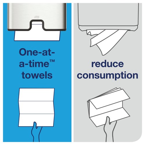 Tork Xpress Multifold Hand Towel 1-Ply H2 Blue 250 Sheets (Pack of 12) 471069