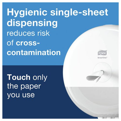 Tork T9 Smartone Twin Mini Toilet Paper Dispenser White 682000