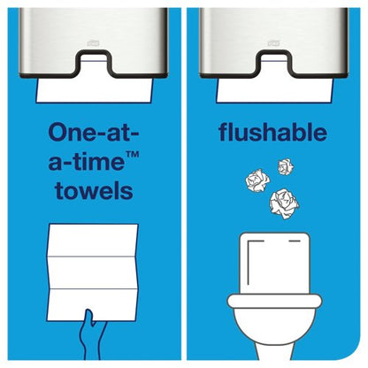Tork Xpress Flushable Multifold Hand Towels White (Pack of 4200) 129089