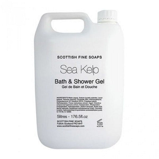 Scottish Fine Soaps Sea Kelp Luxury Bath & Shower Gel 5 Litre - NWT FM SOLUTIONS