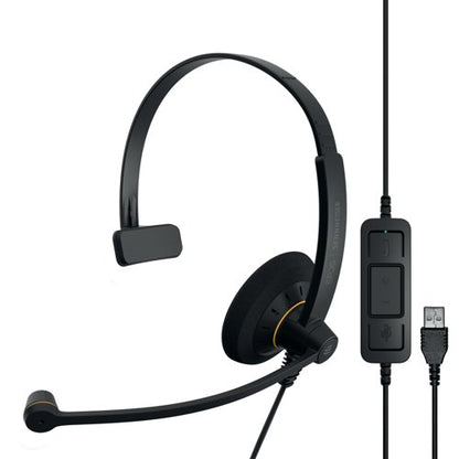 Epos Impact SC 30 USB ML Wired Monaural Headband Headset Black 1000550
