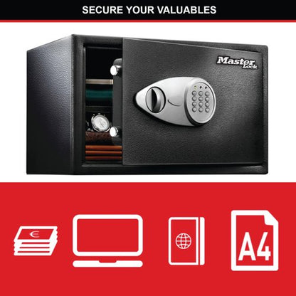 Master Lock Laptop Safe Electronic Lock Black 34 Litre X125mL