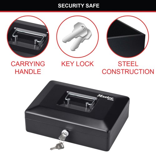 Master Lock Small Cash Box Key Lock SG02559