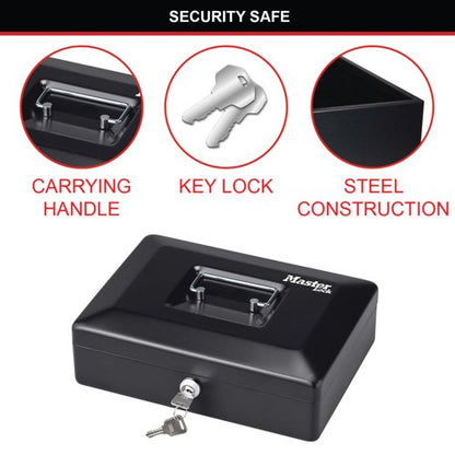 Master Lock Small Cash Box Key Lock SG02559
