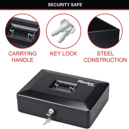 Master Lock Medium Cash Box Key Lock SG02560