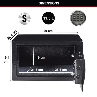 Master Lock Security Safe Electric Lock 11.6 Litre X041ML