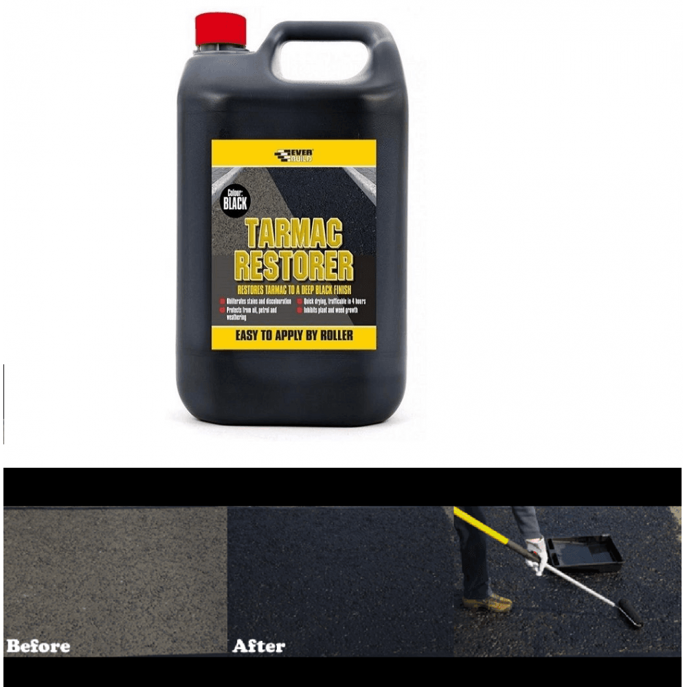 Everbuild Tarmac Restorer | 4 Hour Dry Time | 5 Litre