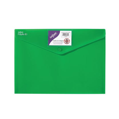 Snopake Polyfile ID A4 Polypropylene Bright Assorted (Pack of 5) 12565