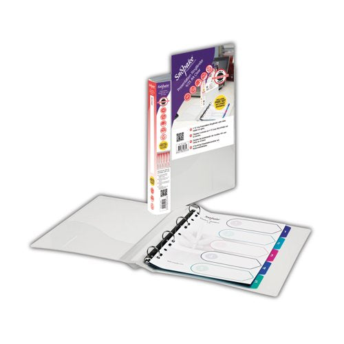 Snopake Presentation 4 A4 Ring Binder 25mm Clear 13368