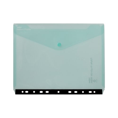 Reborn Polyfile Ring Binder Wallet Landscape Assorted (Pack of 5) 15916